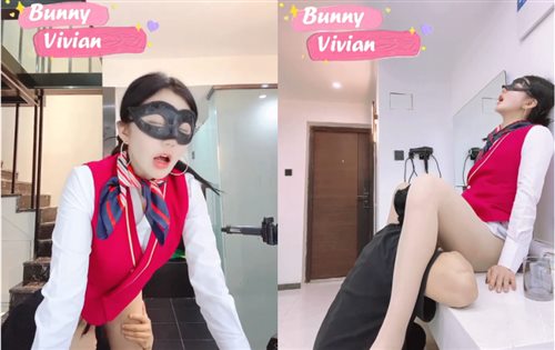 绝美推特高颜值逆天长腿女神▌Vivian ▌定制款南航空姐 抚媚身材制服简直比空姐还有气质 空乘淫靡的私生活